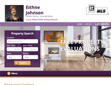 Tablet Screenshot of eithnejohnson.com